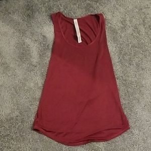 Lululemon tank top open back size 2
